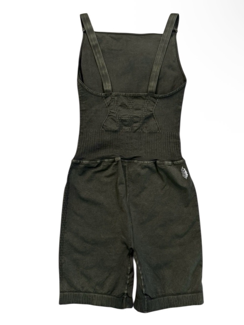 Free People Movement Good Karma High Neck Runsie – XS/S – Olive Green - Picture 4 of 6